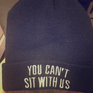 You Can't Sit With Us cuff beanie